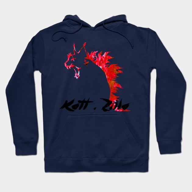 Kattzilla logo Hoodie by Kay beany